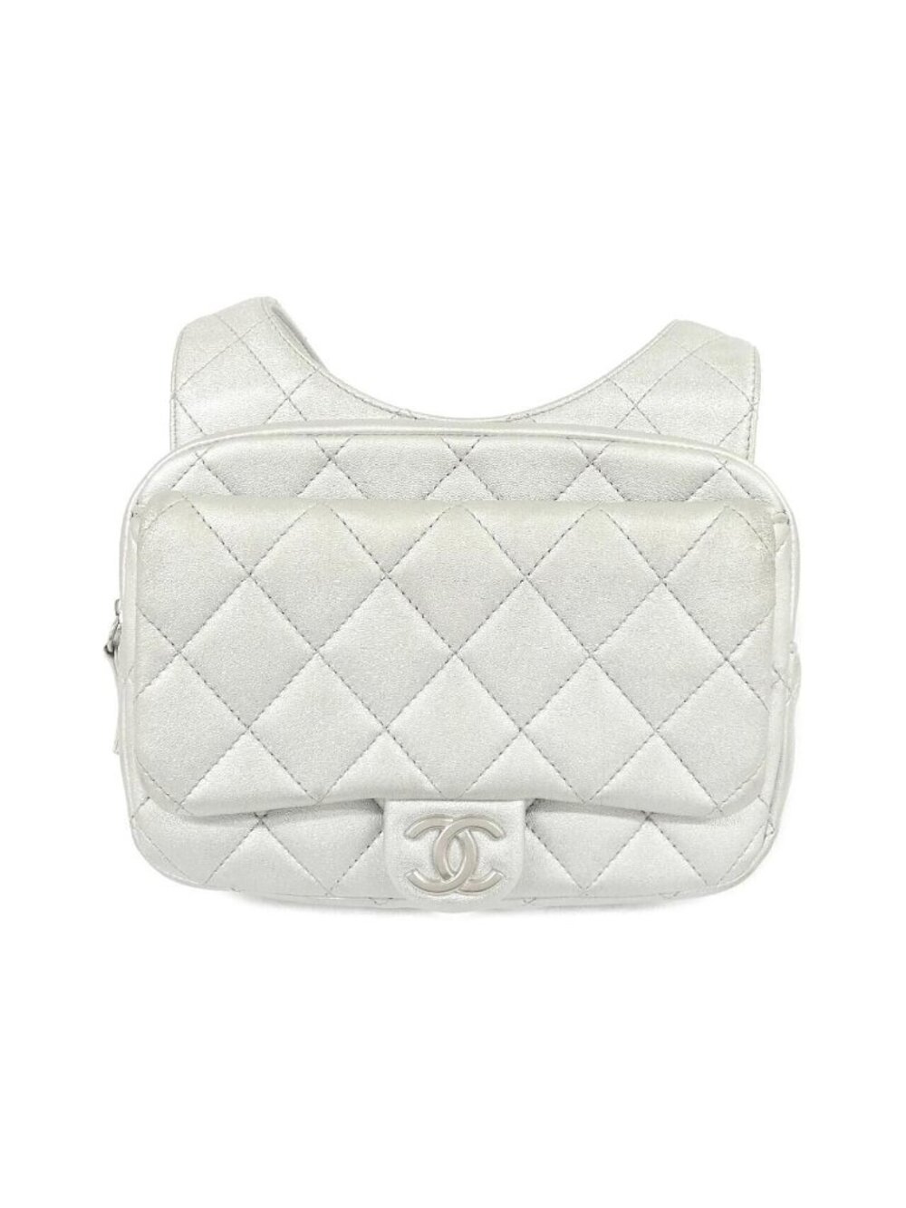 Chanel Backpack Silver - Picture 1 of 9